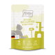 Mjamjam Leckere Mahlzeiten DUO von zarter Ente & guter Pute an gedämpftem Kürbis 300g